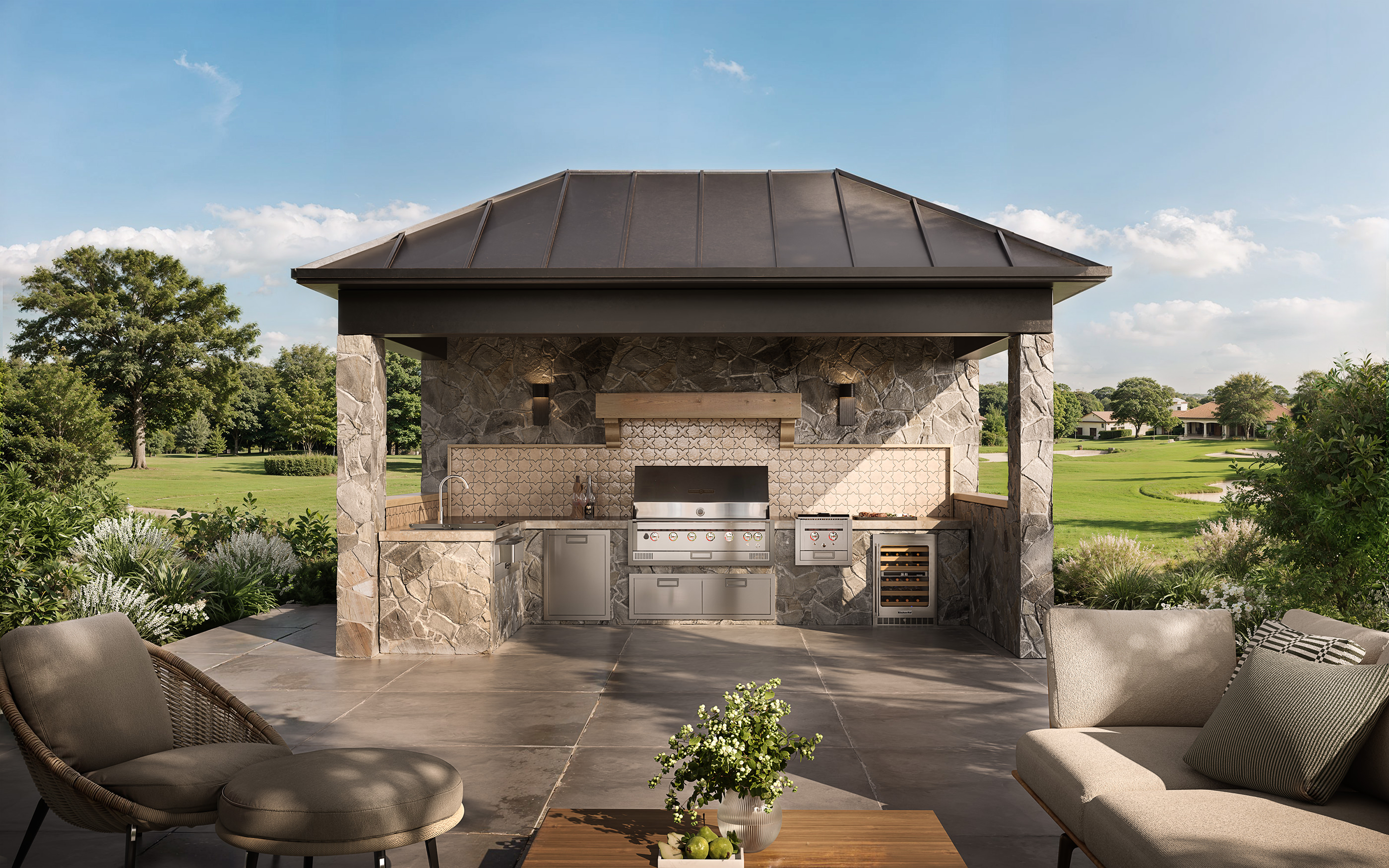 Photorealistic barbecue product CGI