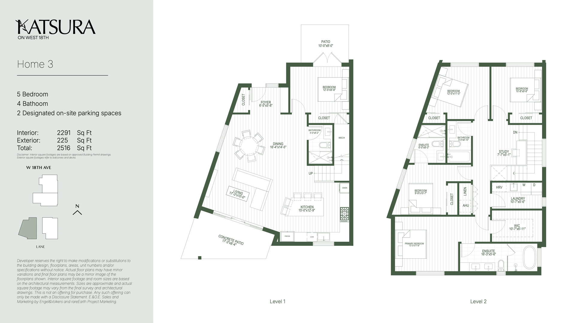 Branded marketing floor plan