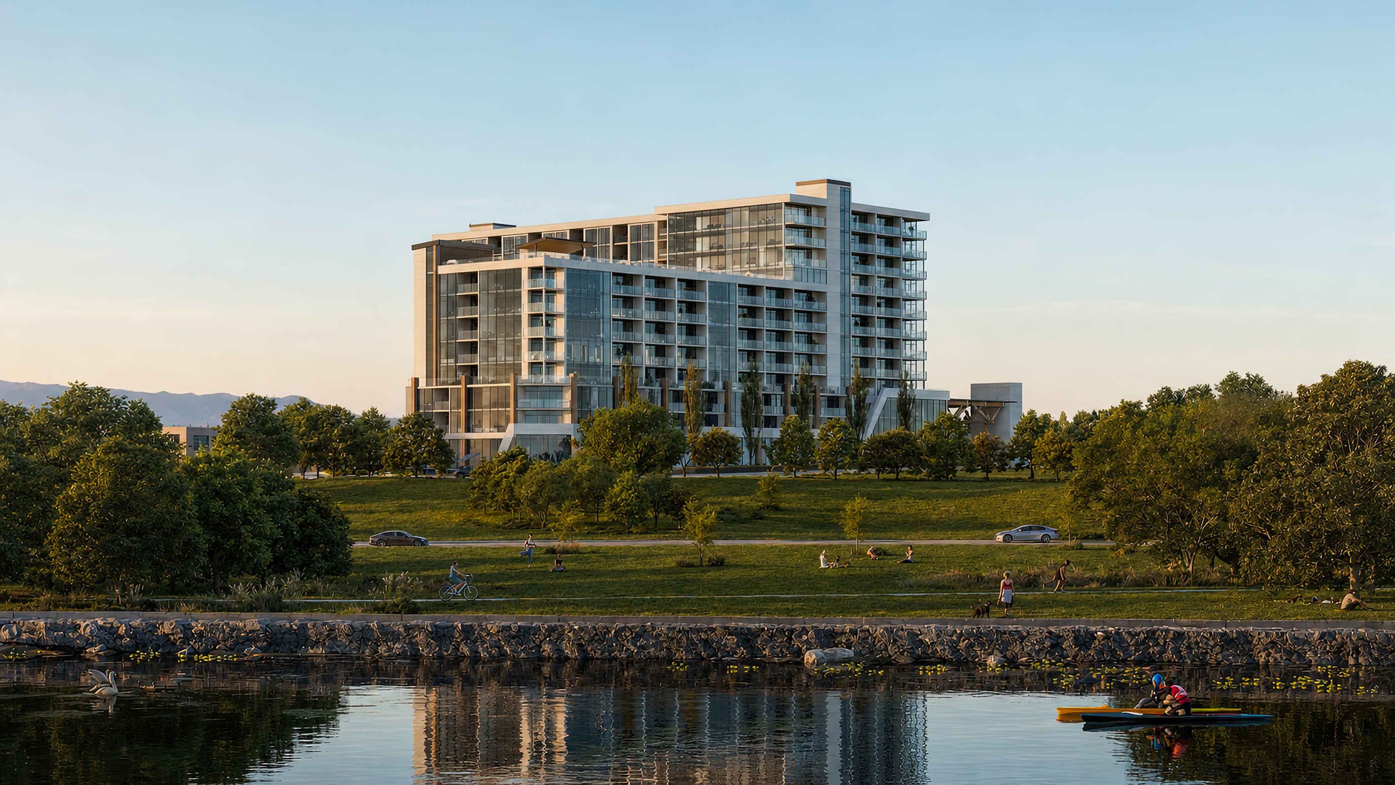Architectural rendering from LNG Studios
